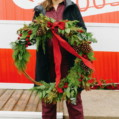 Winter Wreath Workshop at Oast House