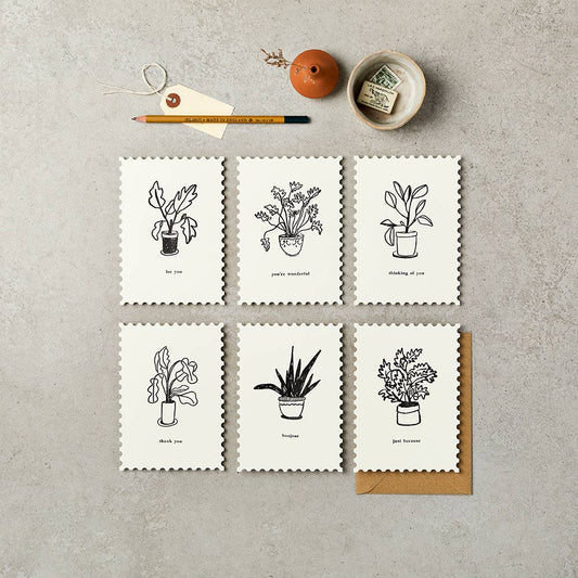 Assorted Pack Notecards - Plants